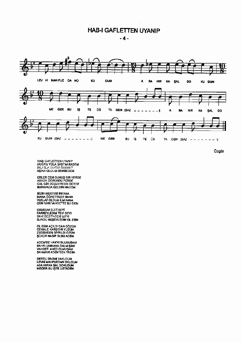 HAB-I GAFLETTEN UYANIP