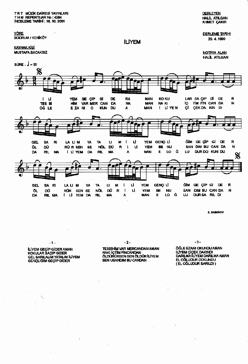 İLİYEM GEÇİP GİDER