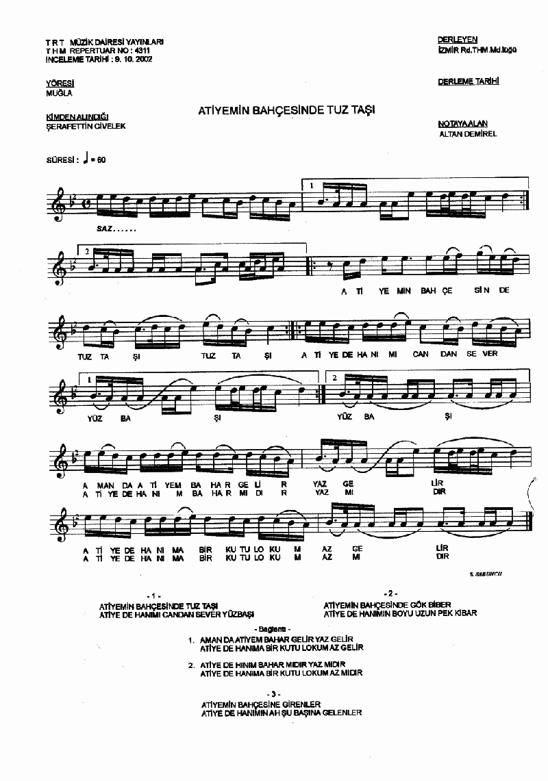 ATİYE HANIMIN BAHÇESİNDE