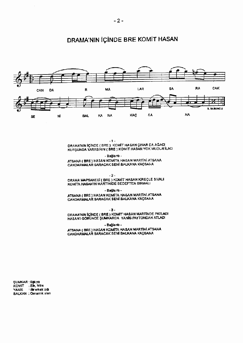 DRAMA'NIN İÇİNDE KOMİT HASAN
