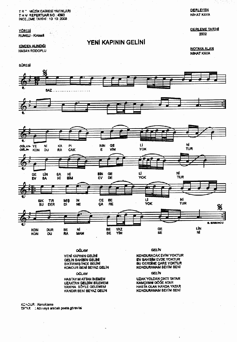 YENİ KAPININ GELİNİ