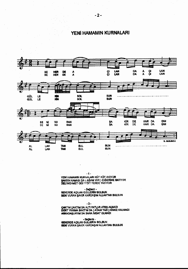 YENİ HAMAMIN KURNALARI