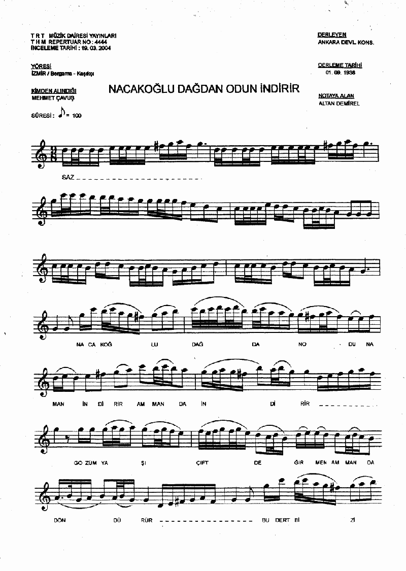 NACAKOĞLU DAĞDAN ODUN İNDİRİR
