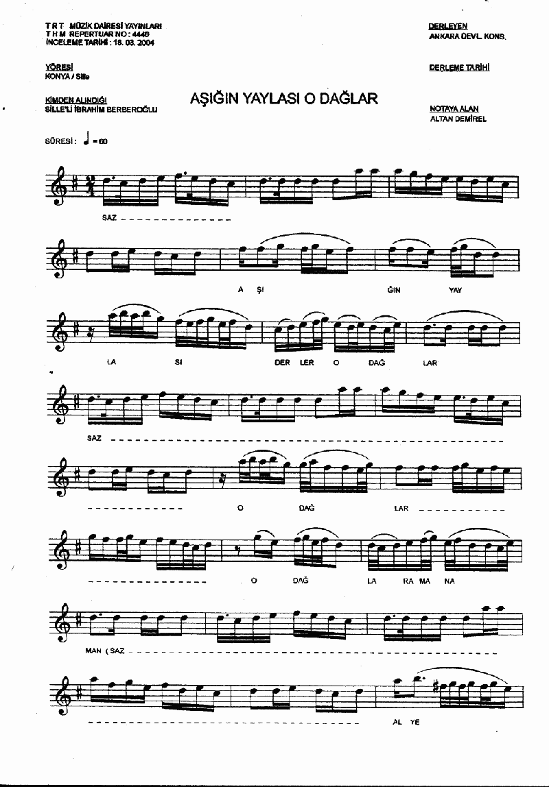 AŞIĞIN YAYLASI O DAĞLAR