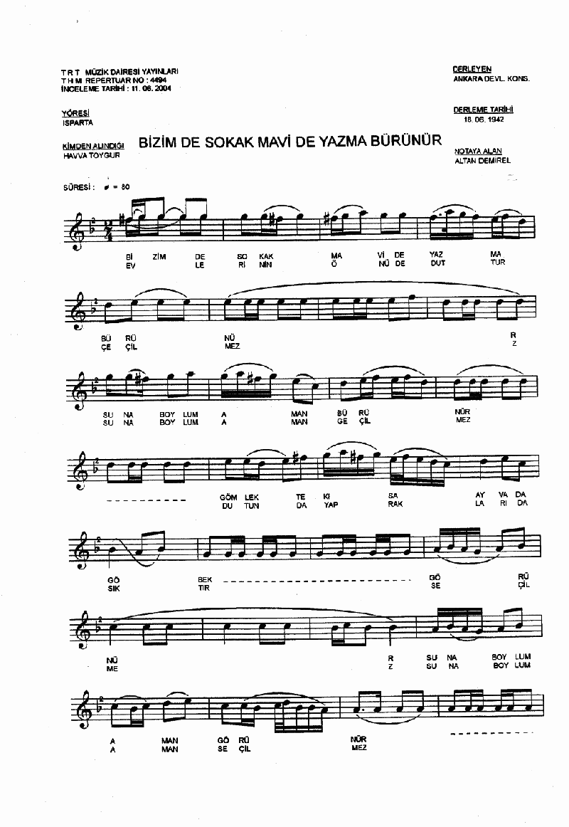 BİZİM DE SOKAK MAVİ DE YAZMA BÜRÜNÜR