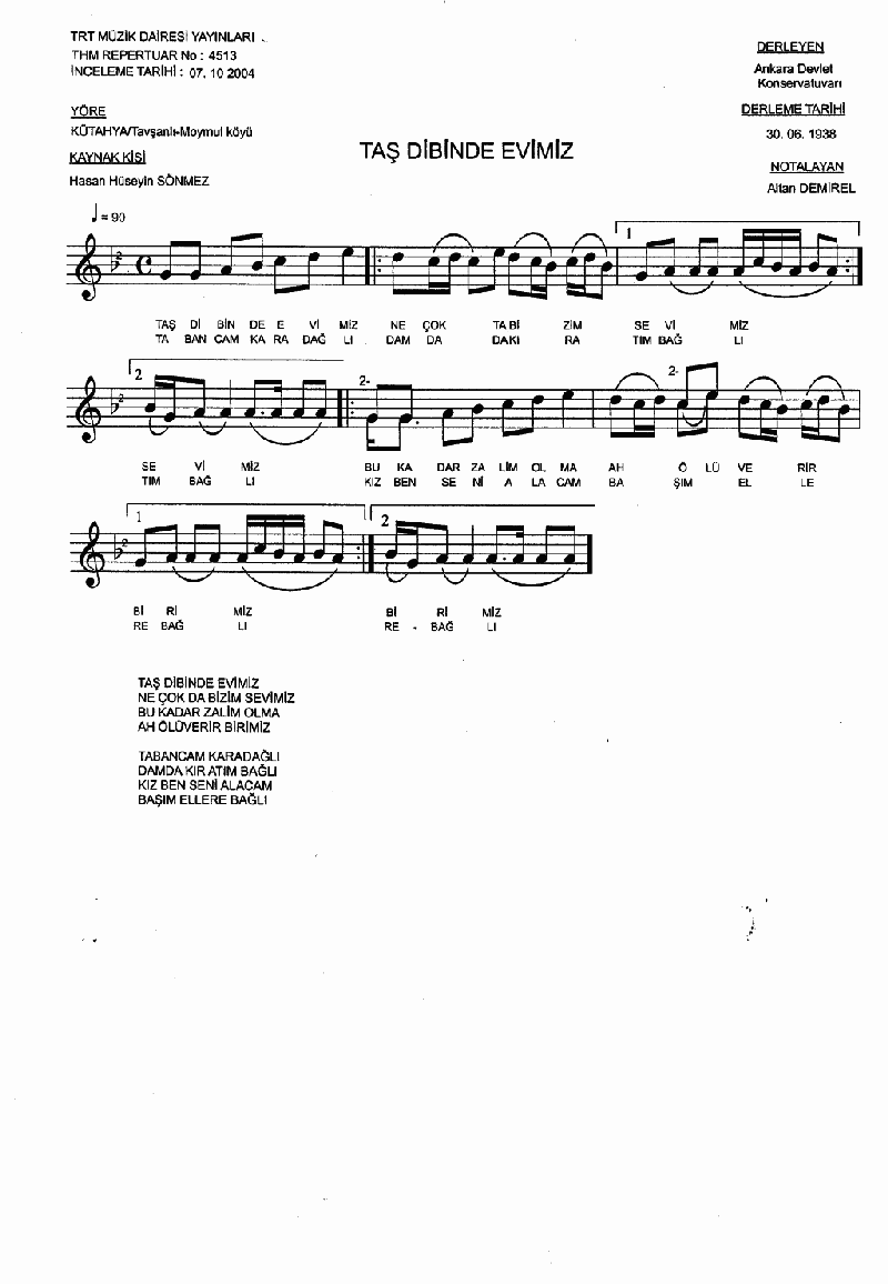 TAŞ DİBİNDE EVİMİZ