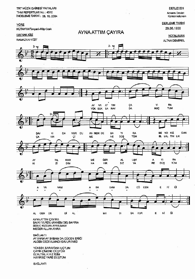 AYNA ATTIM ÇAYIRA