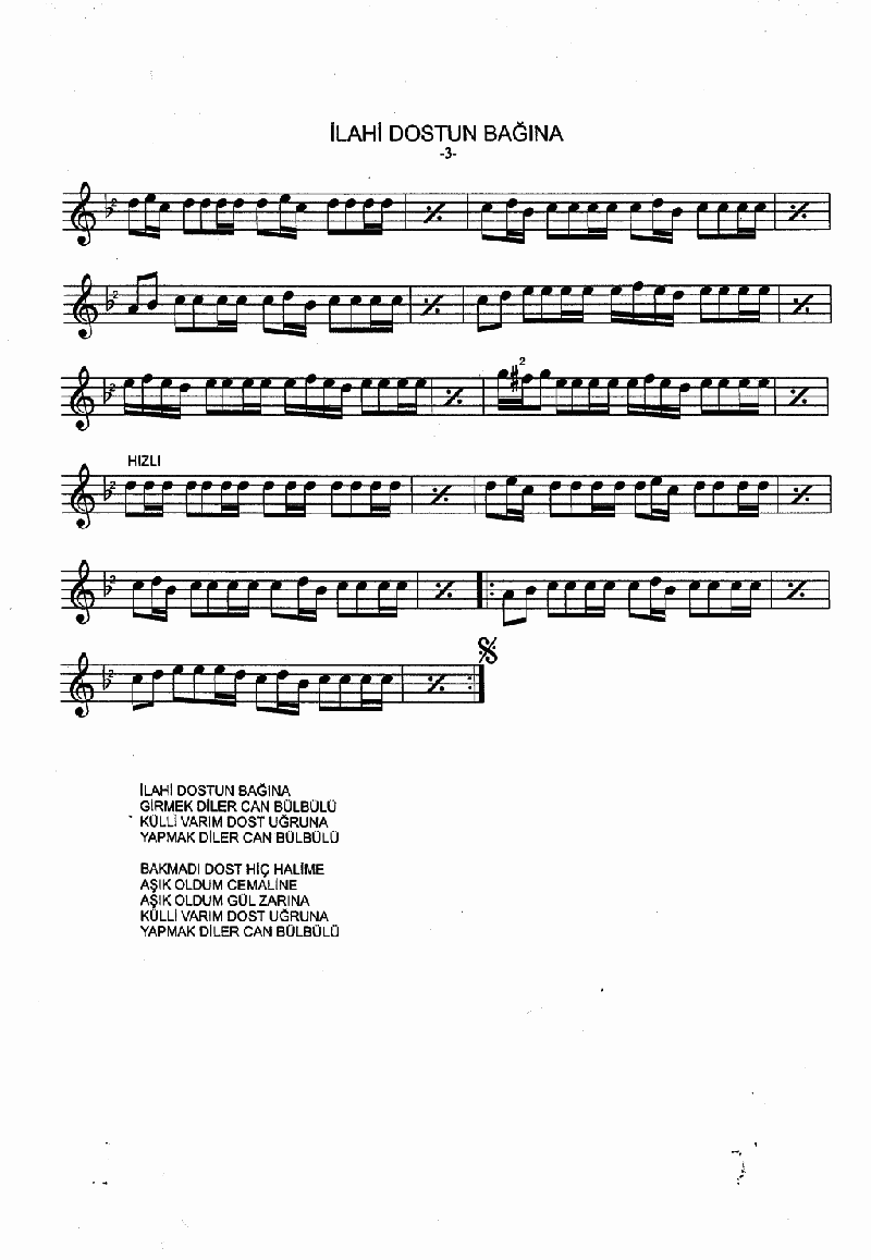 İLAHİ DOSTUN BAĞINA